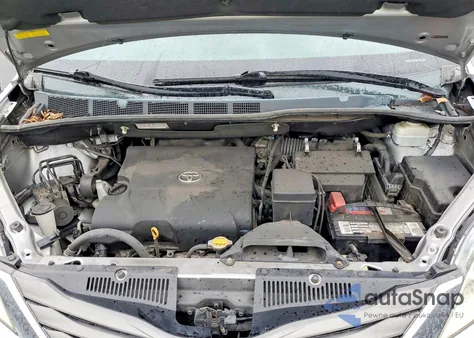 2012 Toyota Sienna Xle z USA, uszkodzony, nr VIN 5TDYK3DC8CS250476